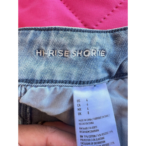 AMERICAN EAGLE OUTFITTERS HI-RISE SHORTS SIZE 4 - Picture 7 of 7